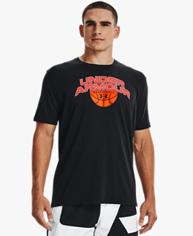 Men's UA Basketball Branded Wordmark Short Sleeve